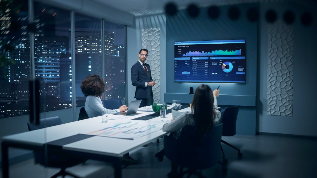 Avocor AVK-5510 - 140 cm (55") Diagonalklasse K Series LCD-Display mit LED-Hintergrundbeleuchtung - QLED - Digital Signage - Android - 4K UHD (2160p) 3840 x 2160 - HDR - direkt beleuchtete LED