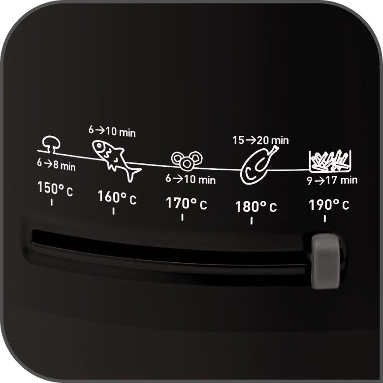 Tefal Simply One FF1608, 2.1 L, 1.2 kg, 2.1 L, China, Single, Black 1
