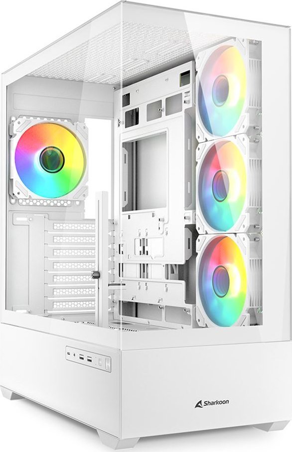 Obudowa Sharkoon AK6 RGB biała 1