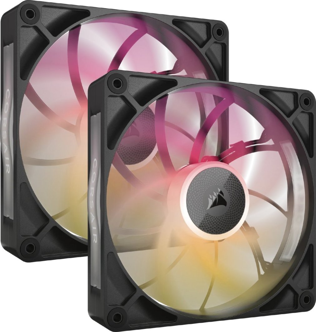 Wentylator Corsair iCUE LINK RX140 MAX RGB 2-pack + Hub (CO-9051036-WW) 1