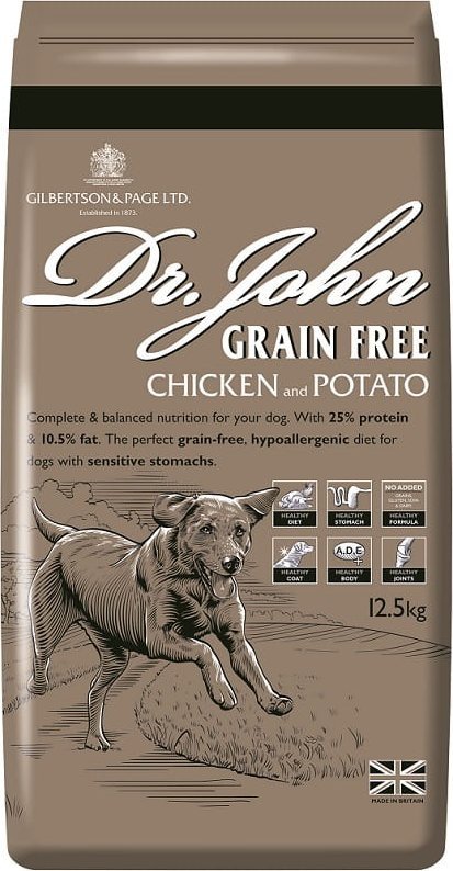 Dr John Grain Free Chicken & Potato 6 kg (3 x 2 kg) 1