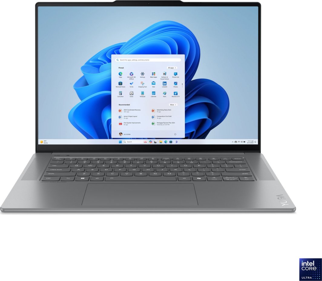 Lenovo Yoga Slim 7 15ILL9 | Luna Grey | 15.3 " | IPS | Touchscreen | 2.8K WQXGA+ | 2880 x 1800 pixels | Glossy | Intel Core Ultra 7 | 256V | 16 GB | Soldered LPDDR5x | Solid-state drive capacity 1000 GB | Intel Arc Graphics | Windows 11 Home | 802.11be | 1