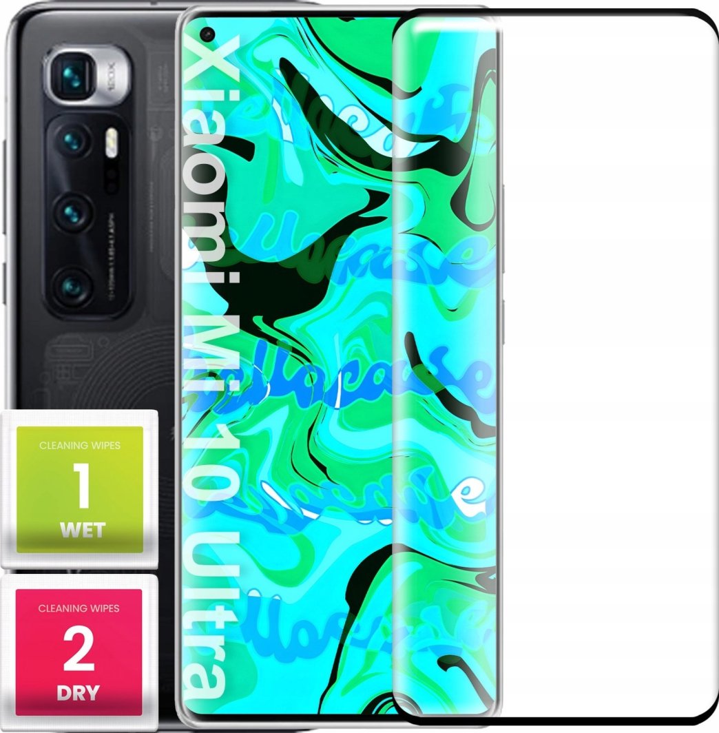 Szkło Hartowane PREMIUM Do Xiaomi Mi 10 Ultra (Curved, 5D, 9H, Ochronne) 1