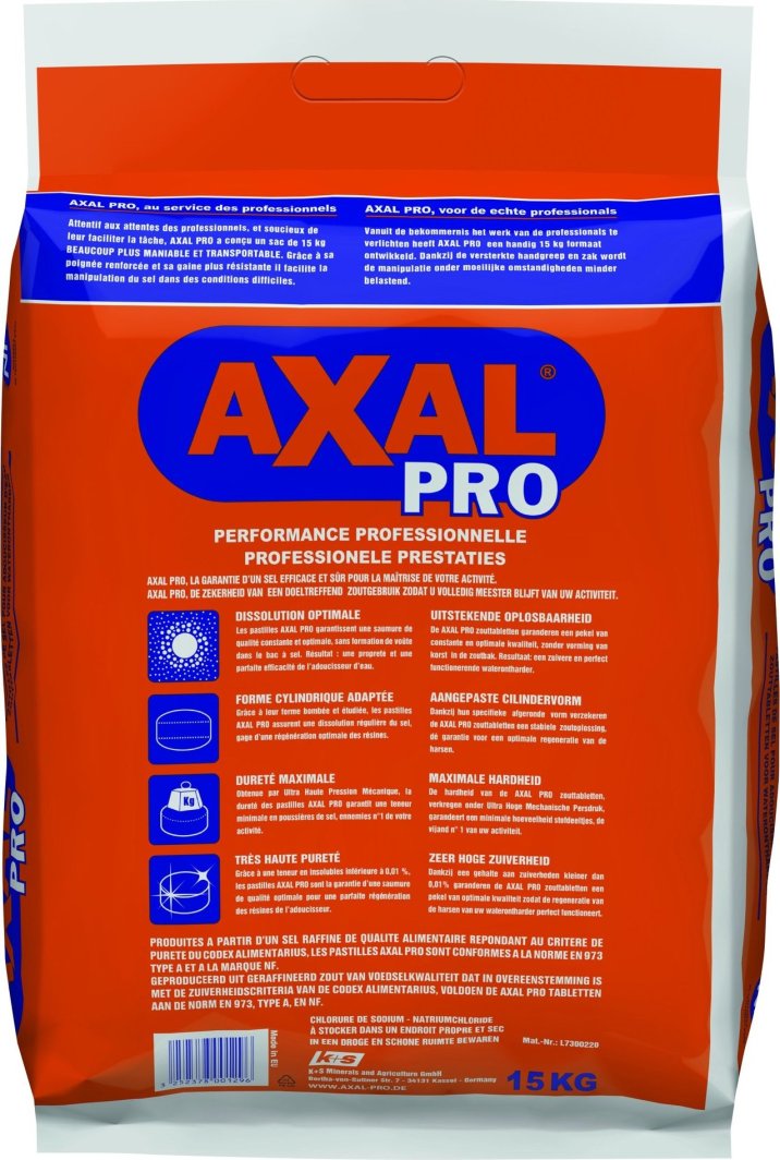 SALT TABLETS AXAL FILTER CLEANING 15KG 1