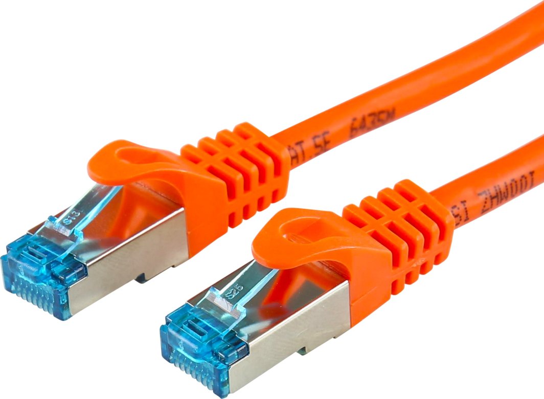 LOGON TCR55SS050O kabel sieciowy Pomarańczowy 5 m Cat5e SF/UTP (S-FTP) 1