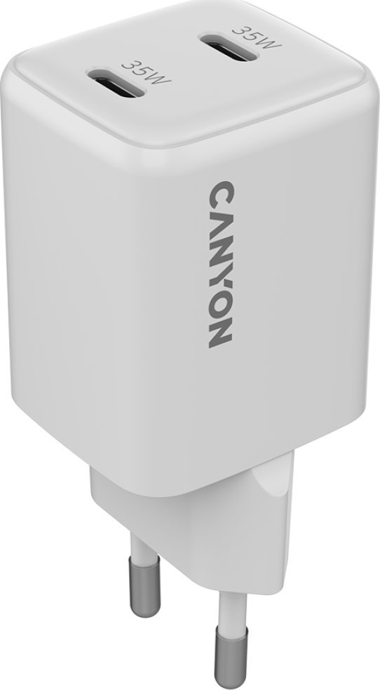 Canyon CU35CC Laptop, Smartfon, Tablet Biały Prąd przemienny Bezprzewodowe ładowanie Szybkie ładowanie Wewnętrzna 1