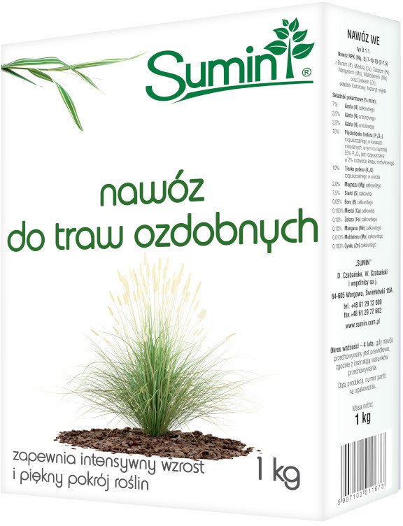 Sumin - nawóz do traw ozdobnych 1kg 1