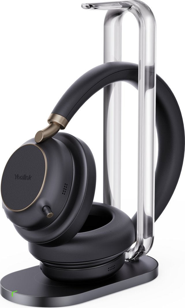 Yealink BH76 Plus + Charging Stand Teams USB-C/A Zestaw słuchawkowy Bezprzewodowy Opaska na głowę Połączenia/muzyka USB Type-C / USB Type-A Bluetooth Podstawka do ładowania Czarny 1
