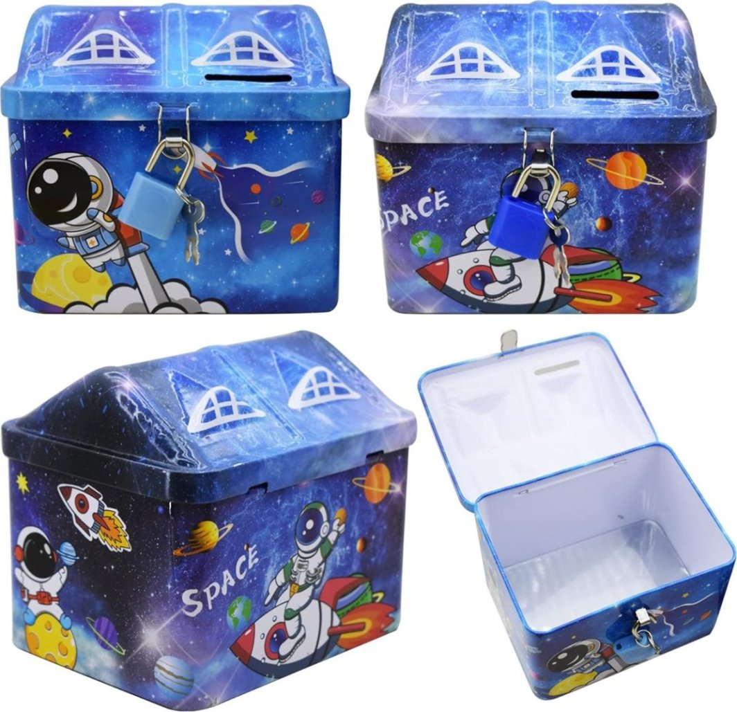 SKARBONKA DOMEK ASTRONAUTA KOSMOS KŁÓDKA 1