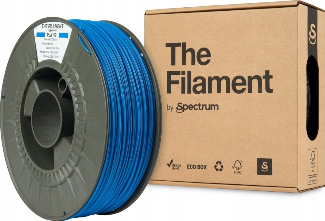 The Filament 3D filament, PLA HS, 1,75mm, 1000g, TF-24033,  winter blue