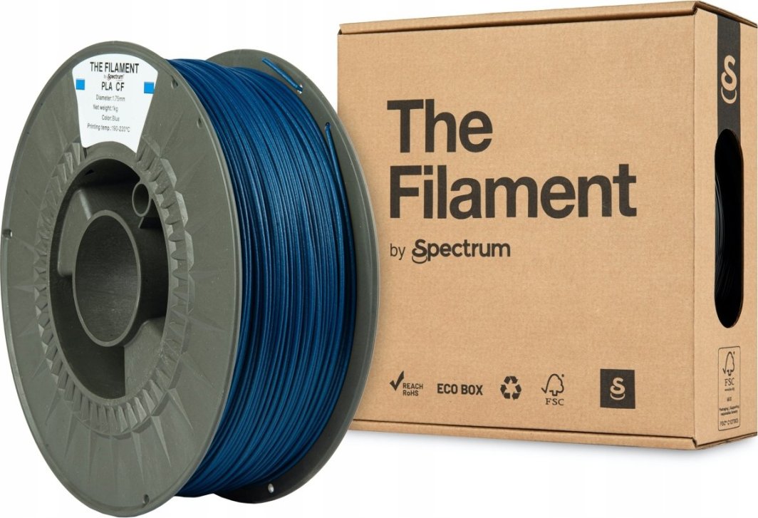 The Filament 3D filament, PLA CF, 1,75mm, 1000g, TF-24095, blue