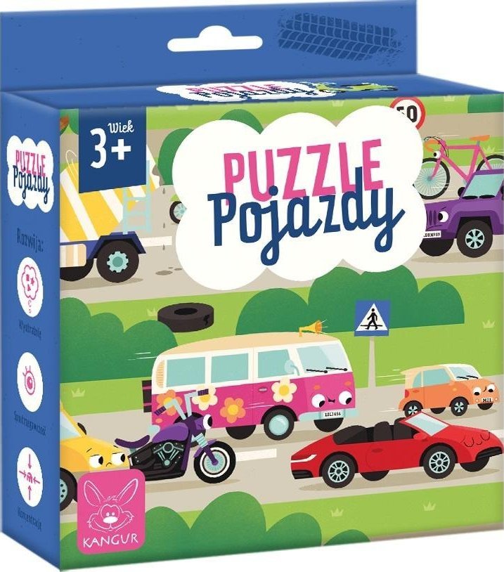 Puzzle Pojazdy 3+ 1