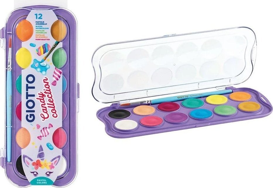 Farby Acquerelli Candy Collection 12 kolorów 1