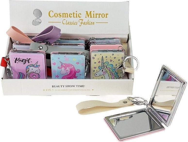 Lusterko z płynnym brokatem Jednorożec (12szt) 1