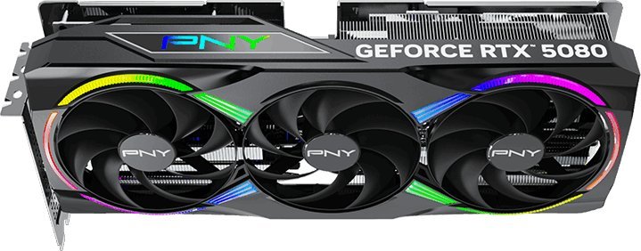 PNY GeForce RTX 5080 ARGB EPIC-X RGB Overclocked 16GB GDDR7 DLSS4