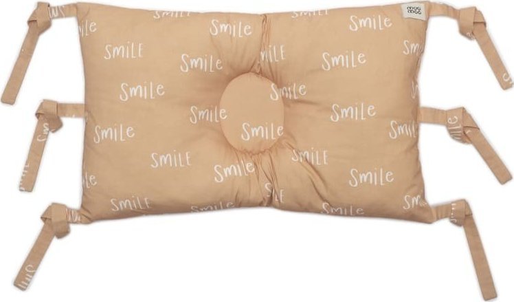 Hi Little One poduszka 4 w 1 do karmienia na rękę + ochraniacz do łóżeczka z BIO bawełny organicznej SMILE muumee 1