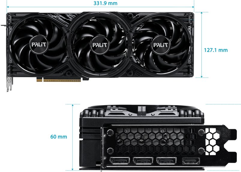 Palit GeForce RTX 5080 GamingPro 16GB GDDR7 DLSS4 (NE75080019T2