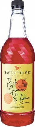 Lemonade syrup Sweetbird Pink Guava & Lime Lemonade, 1 l 1