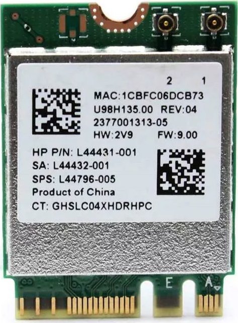HP Realtek 802.11ac L44431-001 (RTL8822CE) - Karta sieciowa