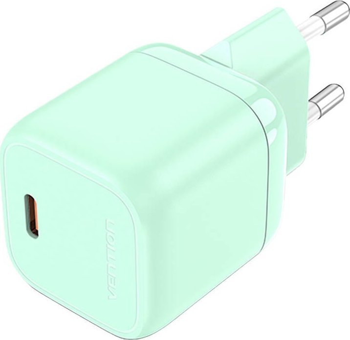 Ładowarka sieciowa Vention FAKG0-EU USB-C GaN 30W (zielona) 1