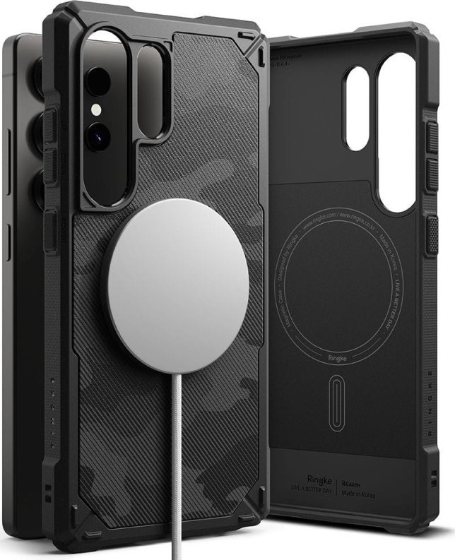 RINGKE RUGGED GEAR MAGNETIC MAGSAFE GALAXY S25 ULTRA CAMO BLACK 1