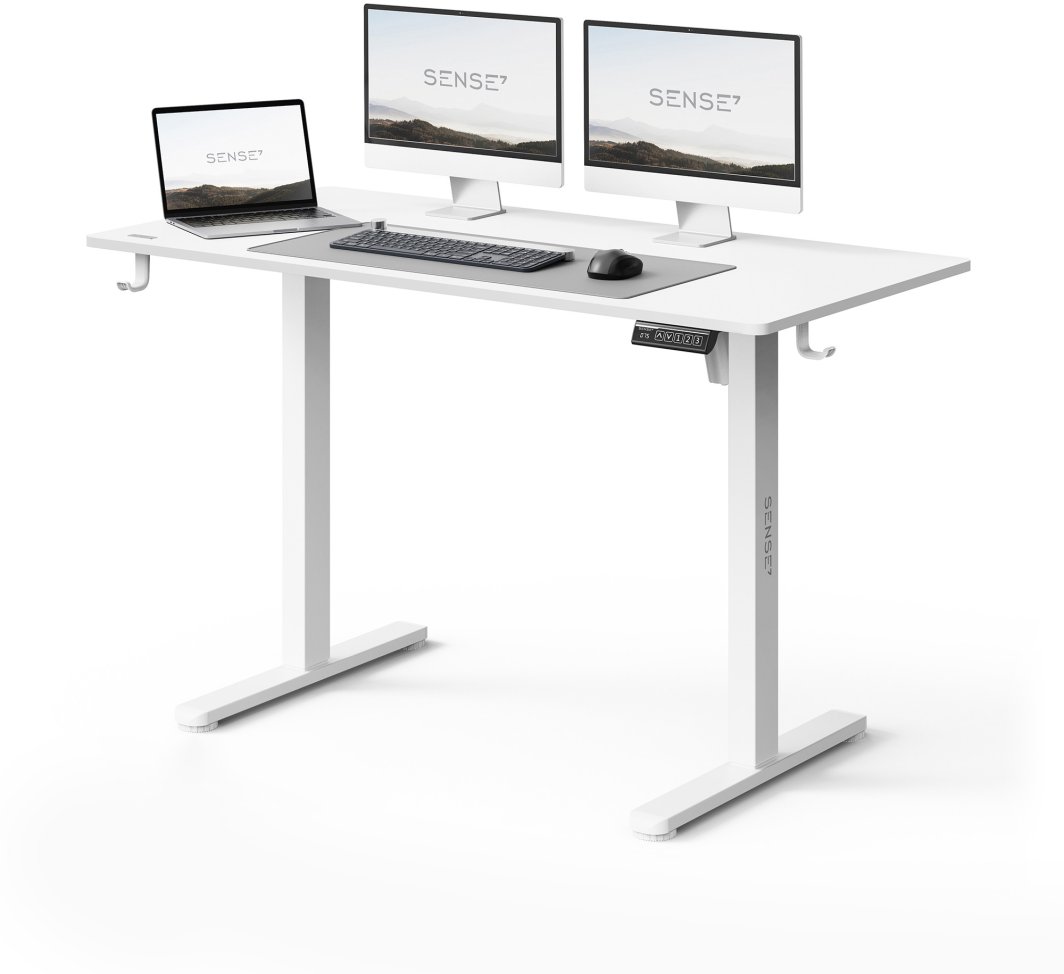 Biurko SENSE7 NOJO LIGHT Białe 120 cmx60 cm 1