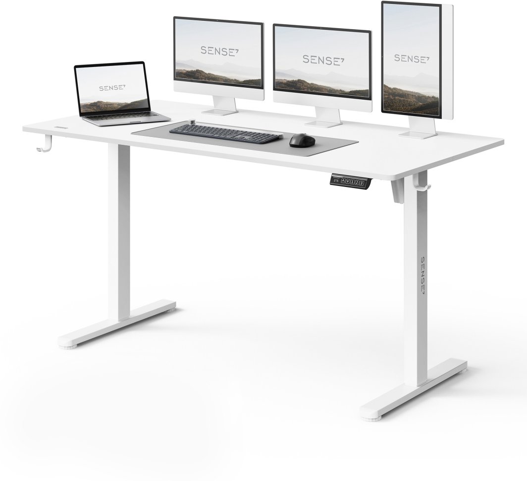 Biurko SENSE7 NOJO LIGHT Białe 140 cmx70 cm 1