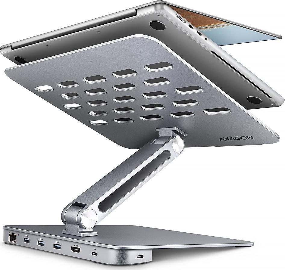 Axagon Stojak pod laptopa 10 - 16" z hub'em (HMC-STND) 1