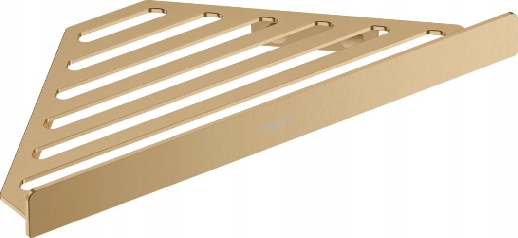 Corner shower shelf Hansgrohe AddStoris 41741140, brushed bronze 1