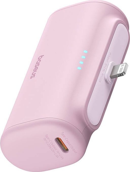 Powerbank OS-Baseus Compact IP 5000mAh 20W (różowy) 1