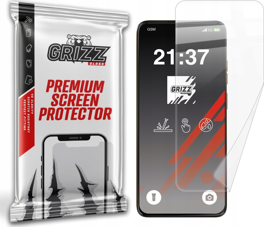 Folia ceramiczna GrizzGlass CeramicFilm do Motorola Moto G15 1