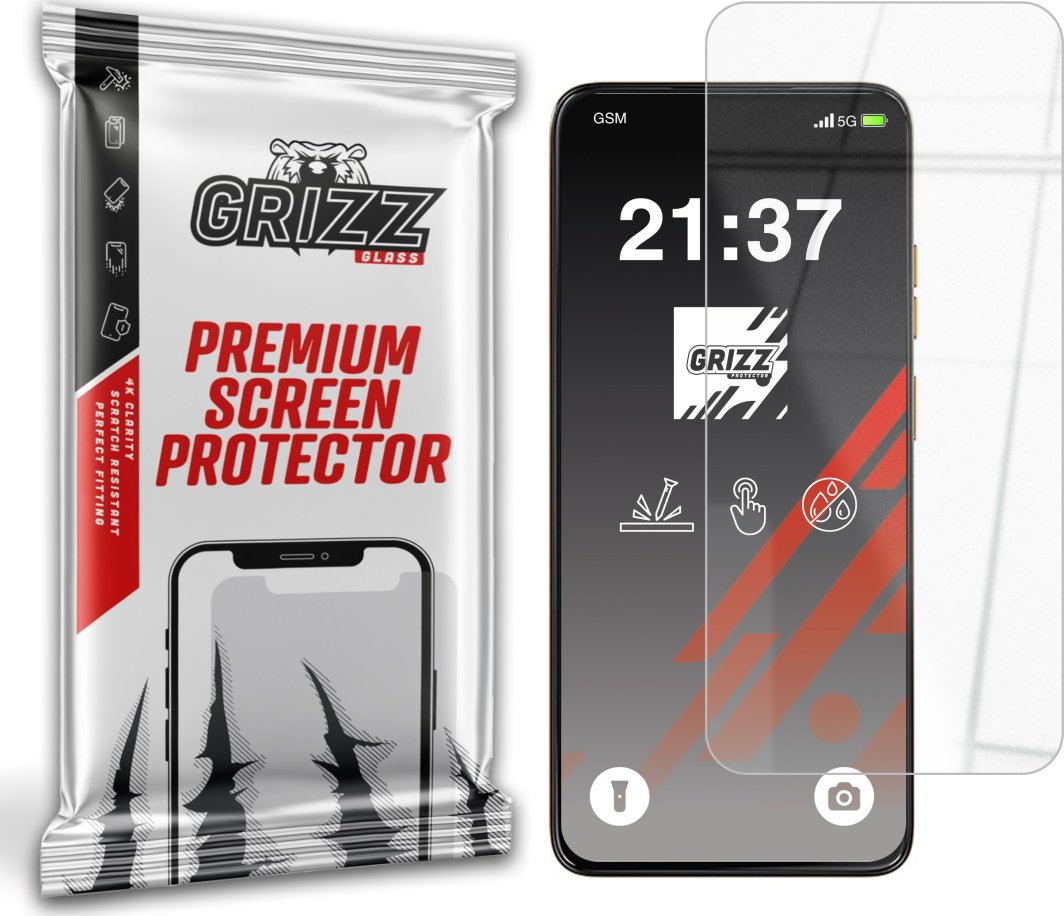 Szkło hybrydowe GrizzGlass HybridGlass do Motorola Moto G15 1