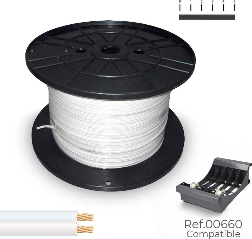 Kabel równoległy Sediles Biały 300 m Szpula 1