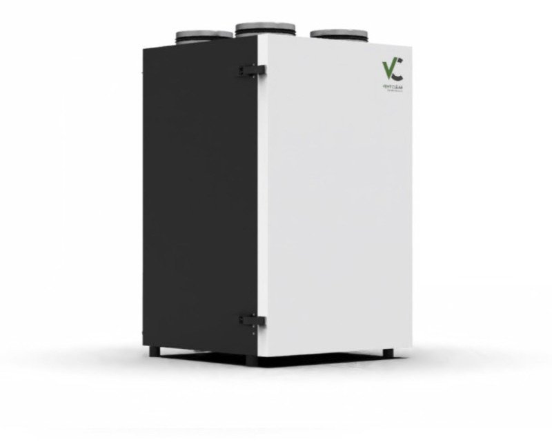 Spiroflex Machine SpiroFlex Rekuperator pionowy VENT CLEAR VD3 HE Comfort 370 m3/h ...