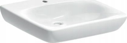 Geberit Selnova Comfort  Umywalka,dla niepełnosprawnych, B55cm, H15cm, T55cm, bez przelewu, z otworem na baterię 1