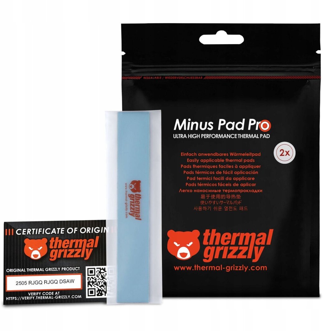 Thermal Grizzly Minus Pad Pro 120 x 20 mm x 1 mm (TG-MP-P-120-20-10-2) 1