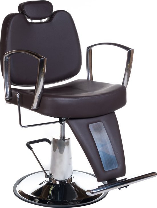 Fotel barberski HOMER II BH-31275 Brązowy 1