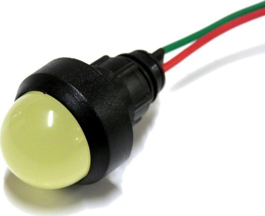 Lampka Diodowa Klp 20Y/24V Klosz 20 Mm 12-24V Żółty 84420004 Simet