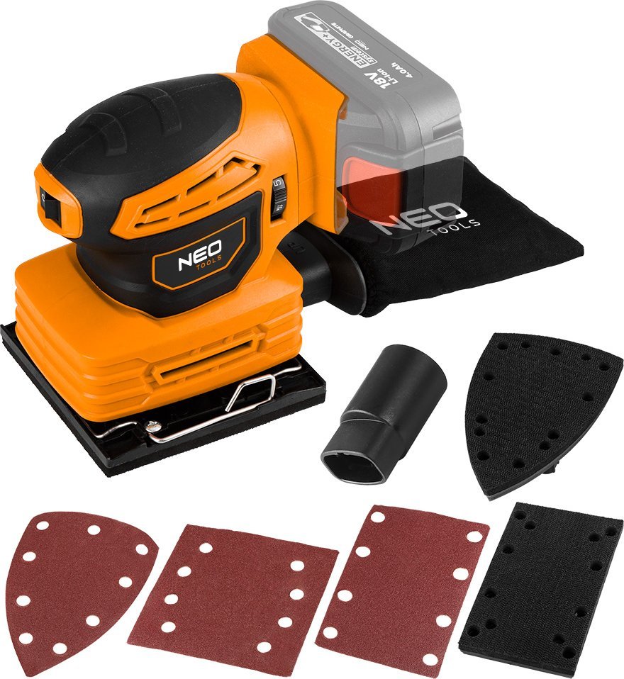 Szlifierka oscylacyjna Energy+ 18V 3w1, bez akumulatora 1