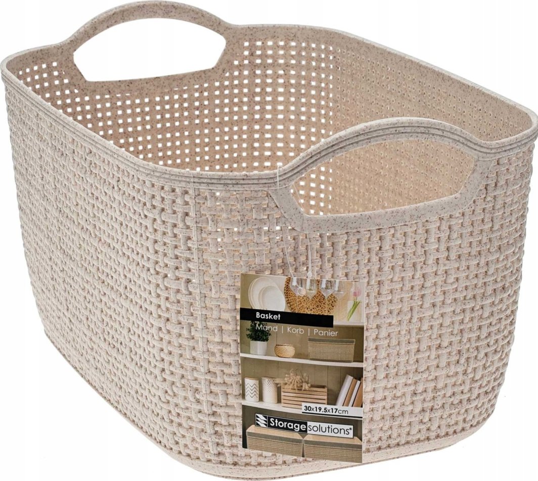 Plastikowy koszyk do organizacji, 30 x 19,5 x 17 cm 1