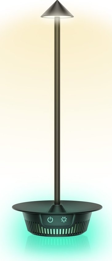 Lampka biurkowa Techly czarna  (369458)