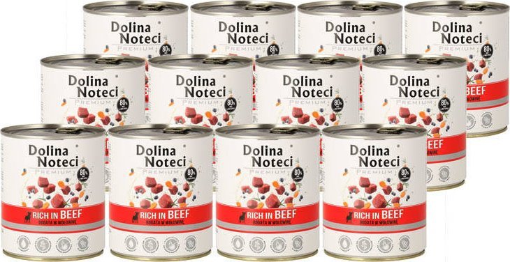 Dolina Noteci Premium z wołowiną 12x800g 1