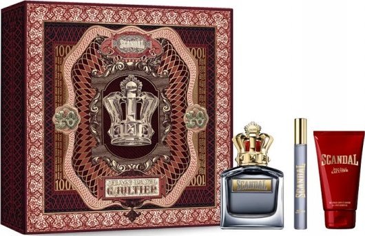 SET JEAN PAUL GAULTIER Scandal Pour Homme EDT spray 100ml + EDT spray 10ml + SHOWER GEL 75ml 1