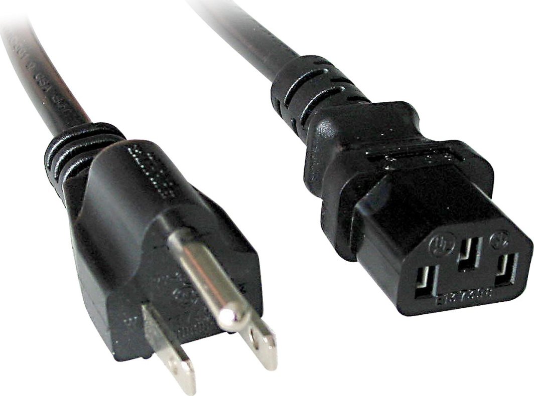 5m US 3 Pin to C13 Mains 1