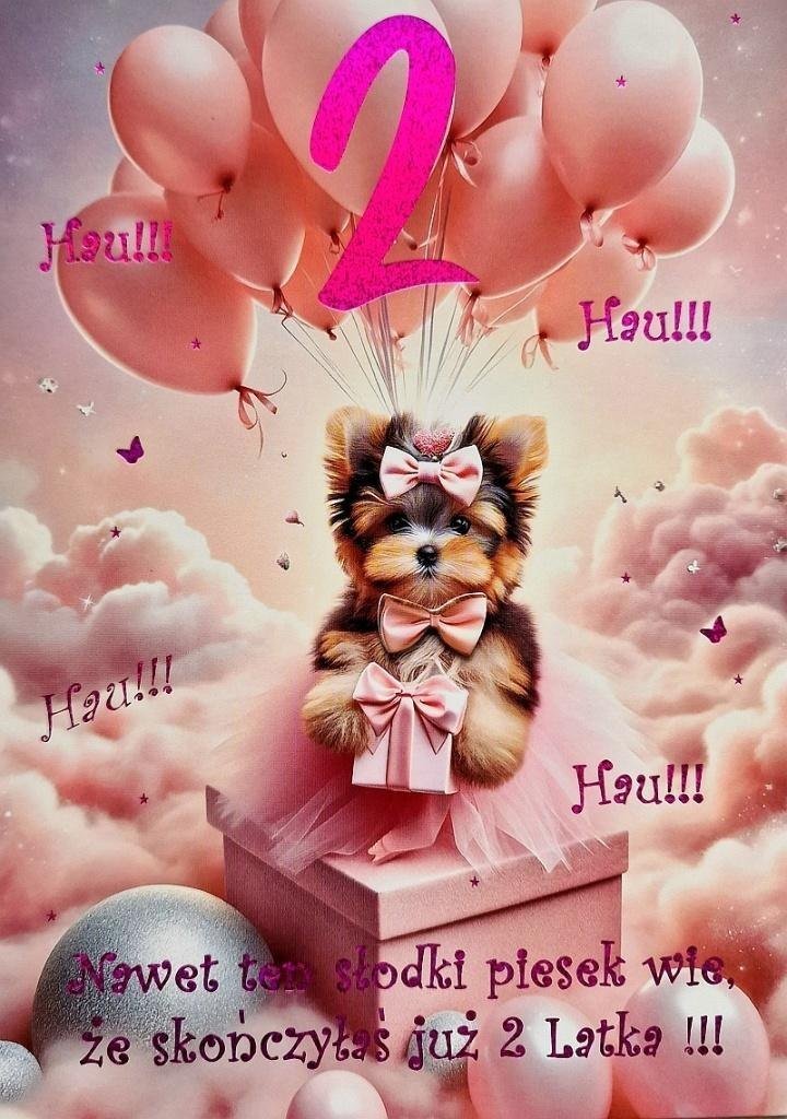 Karnet Urodziny 2 3K 1