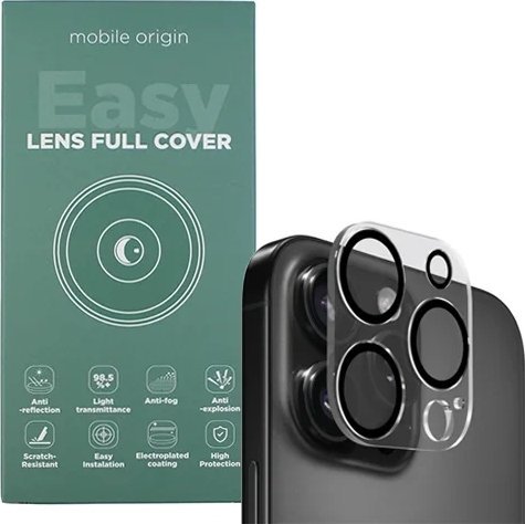 Mobile Origin Szkło hartowane na aparat do Apple Easy Lens Full Cover - iPhone 13 Pro / 13 Pro Max 1