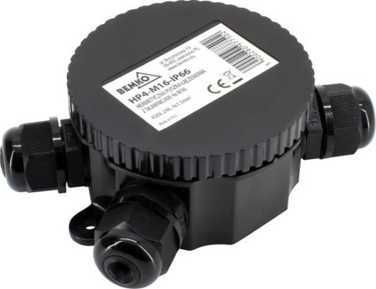 Puszka Łączeniowa Hermetycza Z Dławicami Ip66  E04-Hp4-M16-Ip66 Bemko 1
