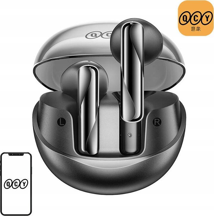 ML Słuchawki TWS QCY AilyBuds Clear T32 (czarne) 1