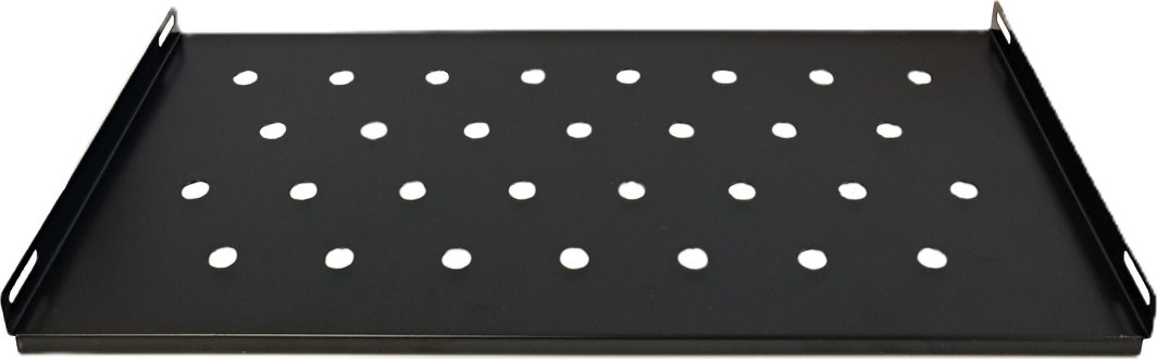 Półka RACK 19'' 1U 250mm, Netrack, czarna 1