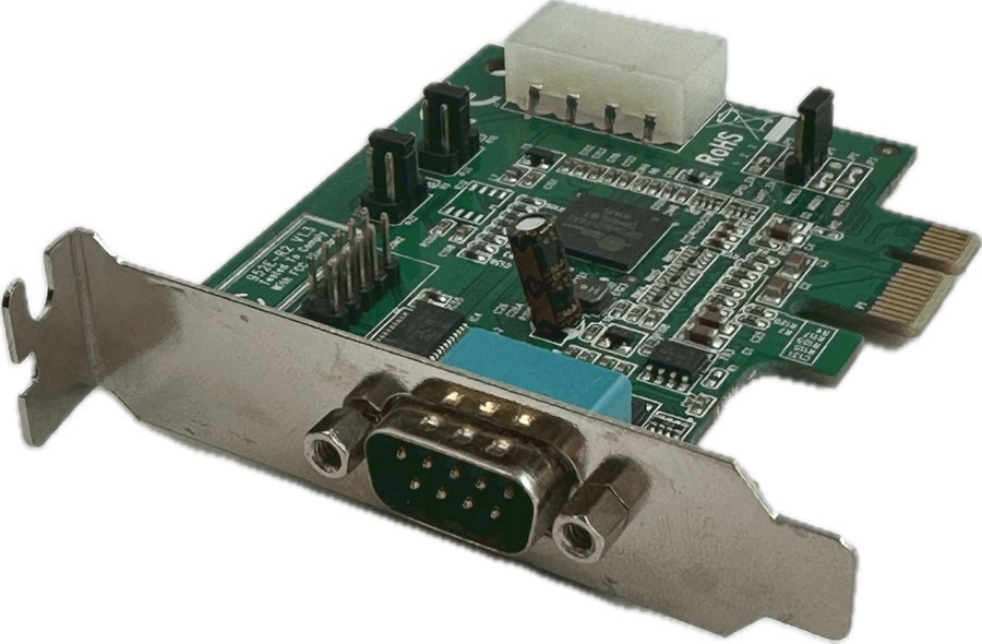 Poleasingowy kontroler 1 x COM (RS-232) PEX2S952 / StarTech / PCI-e x1 / niski profil 1